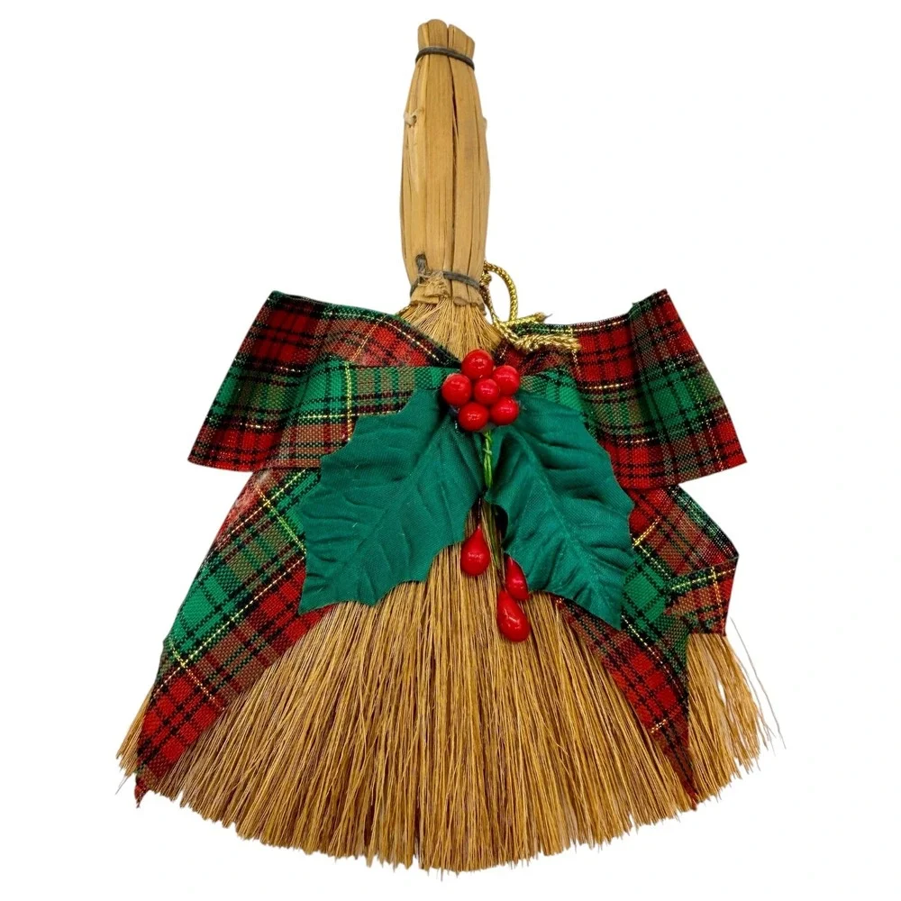 Unbranded Rustic Wood Snowman Santa Christmas‎ Ornament Set 6pc Vintage Style